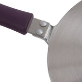 Induction Adapter Plate Stainless Steel Heat Diffuser with Purple Handle Kitchen Accessories for Iron Pot Ceramic Pot 19.5cm/7.68in