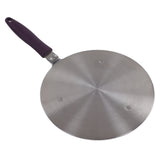 Induction Adapter Plate Stainless Steel Heat Diffuser with Purple Handle Kitchen Accessories for Iron Pot Ceramic Pot 23.5cm/9.25in