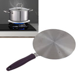 Induction Adapter Plate Stainless Steel Heat Diffuser with Purple Handle Kitchen Accessories for Iron Pot Ceramic Pot 23.5cm/9.25in