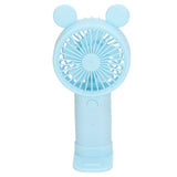 Mini Handheld Fan USB 1200mAh Battery Dual Drive Portable Handheld Fan Electric Small Fan Blue