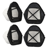 4pcs Handheld Vacuum Cleaner Filter High Strength Efficient Dust Cup Filter for XSB726N SV75 SV70 SV726