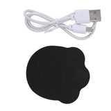 Hand Held Fan Portable USB Rechargeable Cute 3 Speed Wind Regulable ABS PC Battery Operated Fan for Travel Dark Blue