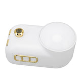 Train Air Humidifier Projector Cartoon Retro Charging Soft Light Desktop Humidifier Night Light for Bedroom Office White