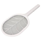 Electric Fly Swatter USB Charging Purple Light 3 Layers Safety Net Mosquito Swatter Racket with Base
