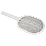 Electric Fly Swatter USB Charging Purple Light 3 Layers Safety Net Mosquito Swatter Racket with Base