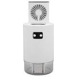2 in 1 Fan Humidifier 1000ml Water Tank USB Charging 3 Speed Lifting Fan Dual Spray Humidifier with Remote Control