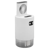 2 in 1 Fan Humidifier 1000ml Water Tank USB Charging 3 Speed Lifting Fan Dual Spray Humidifier with Remote Control