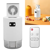2 in 1 Fan Humidifier 1000ml Water Tank USB Charging 3 Speed Lifting Fan Dual Spray Humidifier with Remote Control