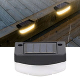 Solar Stair Light LED with PC Shell Stairs Steps Lamps Outdoor Step Lamp For Garden Park Fence Warm White Light