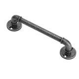 Gate Pull Handle Zinc Alloy Retro Round Base Furniture Hardware for Door Drawer Cabinet Wardrobe Closet Retro Silver