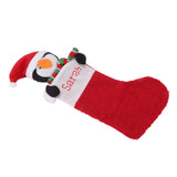 Christmas Stocking Gift Bag Xmas Tree Bedside Hanging Pendant Holiday Ornament for Home Restaurant Hotel Penguin Type