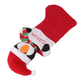 Christmas Stocking Gift Bag Xmas Tree Bedside Hanging Pendant Holiday Ornament for Home Restaurant Hotel Penguin Type