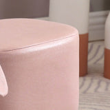 Children Wooden Low Stools Cute Cartoon Children Stool Small Dog Shape Stool for Home Kindergarten Pink