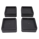 4Pcs Furniture Risers Plastic 2inch Chair Table Leg Protector Home Accessories for Bed Couch Sofa