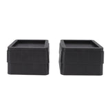 4Pcs Furniture Risers Plastic 2inch Chair Table Leg Protector Home Accessories for Bed Couch Sofa