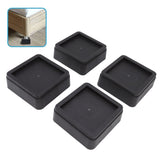 4Pcs Furniture Risers Plastic 2inch Chair Table Leg Protector Home Accessories for Bed Couch Sofa