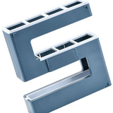 Umbrella Rack Detachable Drainable Cute Number Shape PS Material Wall Mounted Umbrella Holder for Home Blue