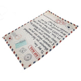 to My Son Blanket Double Sided Soft Skin Friendly Keep Warm Letter Blanket Expressing Love Air Conditioning Blanket C20220119 1 150x100cm