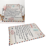 to My Son Blanket Double Sided Soft Skin Friendly Keep Warm Letter Blanket Expressing Love Air Conditioning Blanket C20220119 1 150x100cm