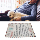 to My Son Blanket Double Sided Soft Skin Friendly Keep Warm Letter Blanket Expressing Love Air Conditioning Blanket C20220119 1 150x100cm