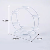 Ferris Wheel Display Rack Decorative Safe Rounded Edge Toys Storage Display Bracket Holder for Home White