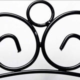 Over The Door Hook Rack Detachable 7 Hooks Door Hanger Organizer for Towels Handbags Coats Black