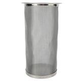 Cold Brew Coffee Filter Stainless Steel Reusable Wide Mouth Mesh Cylindrical Filter with White Gasket for Tea 8x15cm/3.15x5.91in