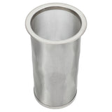 Cold Brew Coffee Filter Stainless Steel Reusable Wide Mouth Mesh Cylindrical Filter with White Gasket for Tea 8x15cm/3.15x5.91in