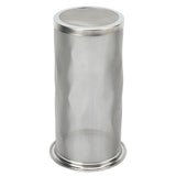 Cold Brew Coffee Filter Stainless Steel Reusable Wide Mouth Mesh Cylindrical Filter with White Gasket for Tea 8x15cm/3.15x5.91in