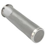 Cold Brew Coffee Filter Stainless Steel Reusable Wide Mouth Mesh Cylindrical Filter with White Gasket for Tea 8x21cm/3.15x8.27in