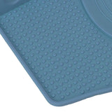 Silicone Utensil Rest Heat Resistant Non Slip Silicone Utensil Holder with Drip Pad for Kitchen Utensil Spoons Tongs Dark Blue