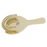Cocktail Strainer Fine Filter Rust Proof Stainless Steel Portable Professional Bar Strainer for Home Party Bars Gold