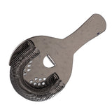 Cocktail Strainer Fine Filter Rust Proof Stainless Steel Portable Professional Bar Strainer for Home Party Bars Black