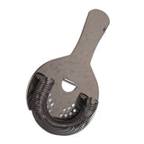 Cocktail Strainer Fine Filter Rust Proof Stainless Steel Portable Professional Bar Strainer for Home Party Bars Black