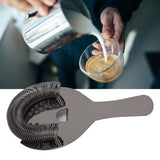 Cocktail Strainer Fine Filter Rust Proof Stainless Steel Portable Professional Bar Strainer for Home Party Bars Black