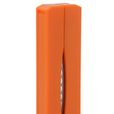 Double Sided Sharpener Portable Emery Fan Shaped Folded Pocket Sharpener for Outdoor Garden Orange