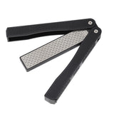 Pocket Knife Sharpener Multipurpose Double Sided Folded Knife Sharpening Stone for Sickle Outdoor Knife Kitchen Knife