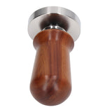 Coffee Tamper Separate Design Stainless Steel Ergonomic Wood Handle Portable Tamper Tool for Home Coffee Shop 58MM