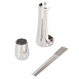 Stainless Steel Coffee Powder Stirring Tool Coffee Stirrer Distribution Tool for Home Kitchen Dinning Room Silver