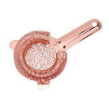 Cocktail Strainer Stainless Steel Gorgeous Glossy Bartending Ice Strainer for Bar Bartender Rose Gold