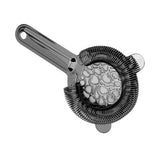 Cocktail Strainer Stainless Steel Gorgeous Glossy Bartending Ice Strainer for Bar Bartender Plated Black