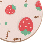 Diatomite Cup Pad 10x10cm Tea Cup Coasters Water Absorbent Pad Diatom Earth Mat for Dining Table Soap Strawberry