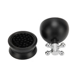 Adjustable Coffee Distributor Food Grade Metal Rotating Handle Fixed Cover 22 Needles Coffee Powder Distributor Black 53mm