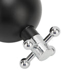 Adjustable Coffee Distributor Food Grade Metal Rotating Handle Fixed Cover 22 Needles Coffee Powder Distributor Black 53mm