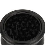 Adjustable Coffee Distributor Food Grade Metal Rotating Handle Fixed Cover 22 Needles Coffee Powder Distributor Black 53mm