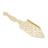 Absinthe Filter Spoon Stainless Steel Hollow Wormwood Cocktail Spoon Sugar Cube Filte Spoon for Bartending Gold