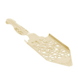 Absinthe Filter Spoon Stainless Steel Hollow Wormwood Cocktail Spoon Sugar Cube Filte Spoon for Bartending Gold