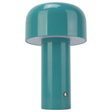USB Mushroom Light Modern Simple Blue Mushroom USB Rechargeable Desk Lamp Small Night Light for Bar Restaurant Bedroom