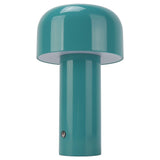 USB Mushroom Light Modern Simple Blue Mushroom USB Rechargeable Desk Lamp Small Night Light for Bar Restaurant Bedroom