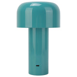USB Mushroom Light Modern Simple Blue Mushroom USB Rechargeable Desk Lamp Small Night Light for Bar Restaurant Bedroom